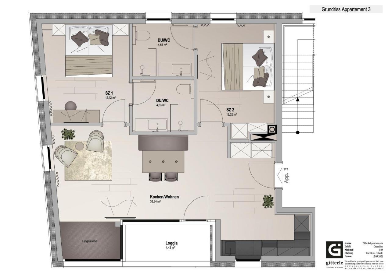 Sima-Apartments Langenfeld Bagian luar foto